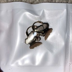 Gold Butterfly earrings